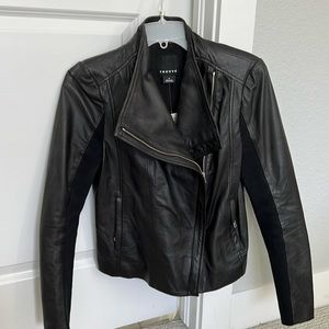 Trouve Black Leather Jacket (M)